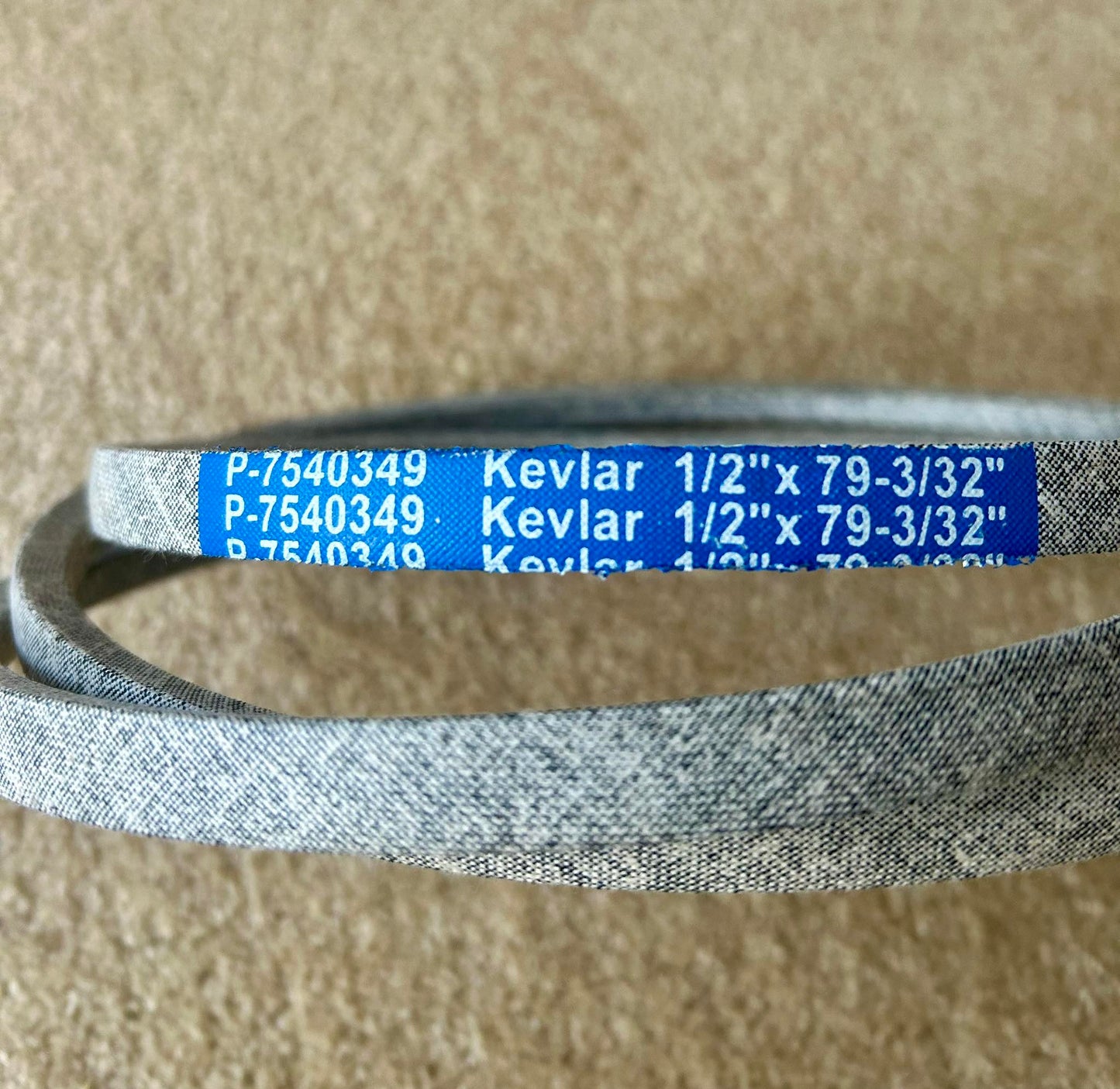 Kevlar Deck Belt for MTD 754-0349, 954-0349 Toro 112-0317 1/2" x 79-3/32"
