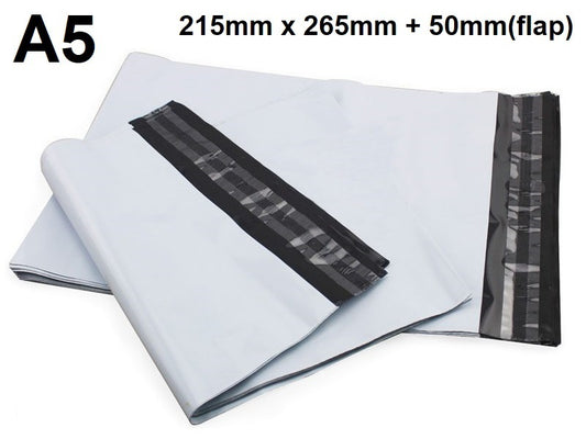 A5 courier bags 215mm x 265mm + 50mm(flap)