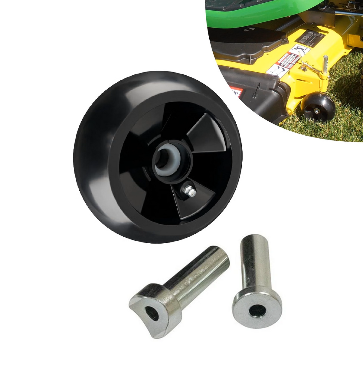 Deck Gauge Wheel Kit AM125172 for John Deere 48" 54" 60" 62" 72" Deck