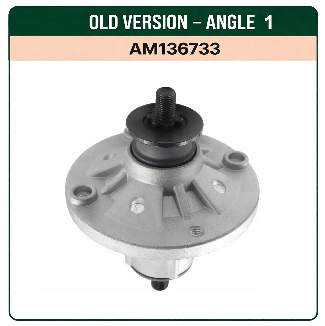 Spindle Assembly AM137483 AM136733 for John Deere X300 X350 Z235 Z255 42" 48" Deck