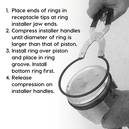 Adjustable Piston Ring Installer Pliers