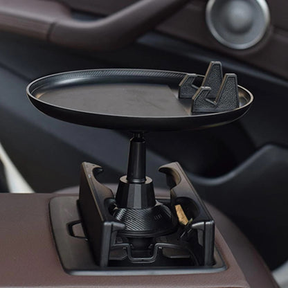 Adjustable car tray table