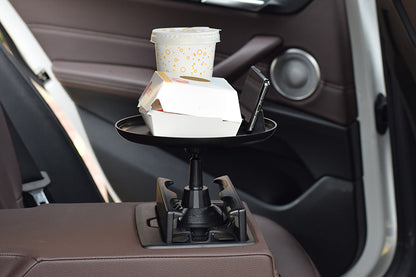 Adjustable car tray table