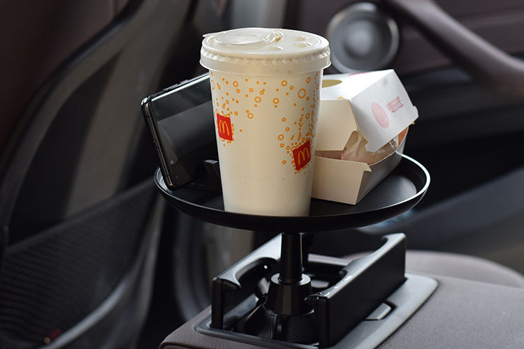 Adjustable car tray table