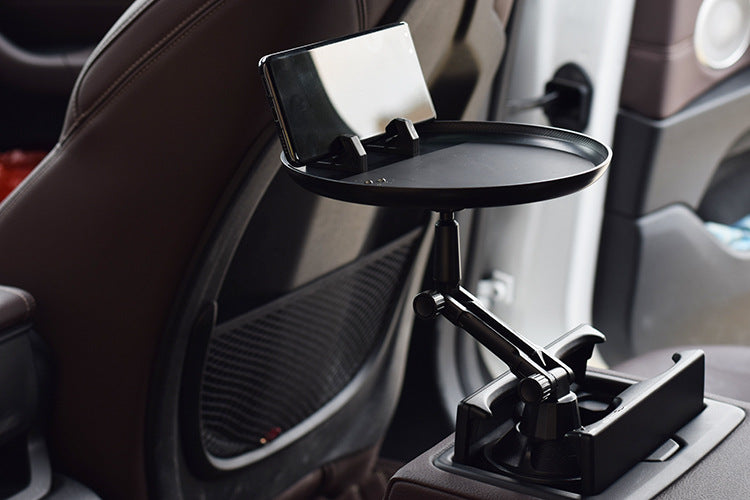 Adjustable car tray table