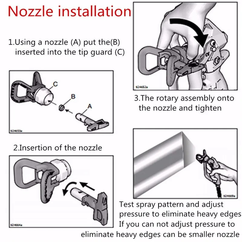 Airless Spray Tip Nozzle For Titan/Wagner Airless Paint Spray Gun