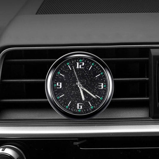 Auto air vent clock Car decorative luminous dial clock Battery inside