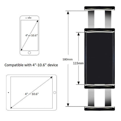 Flexible 360º Lazy Bed Desk Phone Holder & Stands For iPad Android Tablet