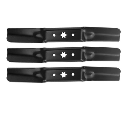 3PCS Blades Replace MTD CUB CADET TROY-BILT 742-05056 742-05056A 942-05056 942-05056A