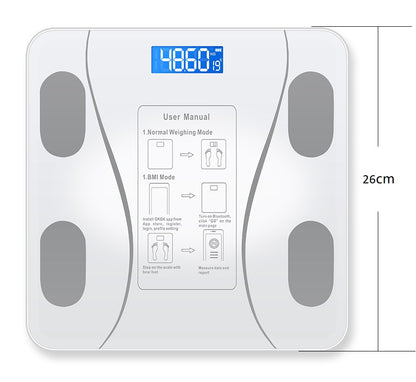 Rechargeable Bluetooth Body Analysis Scale BMI Scale