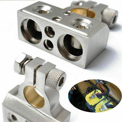 2pcs Car Battery Terminal Clamp Post