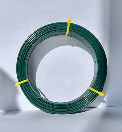 Coated Garden Plant Tie Wire 2mm x 30.5m - Green