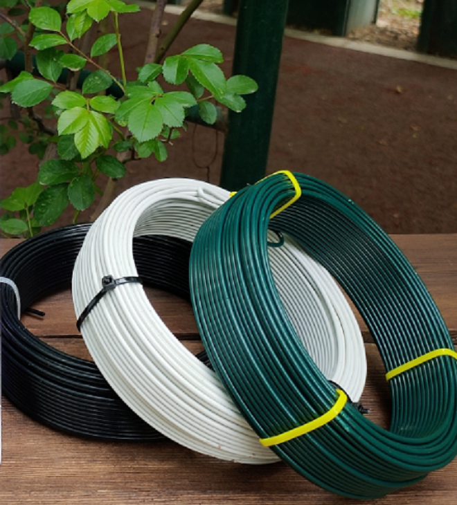 Coated Garden Plant Tie Wire 2mm x 30.5m - Green