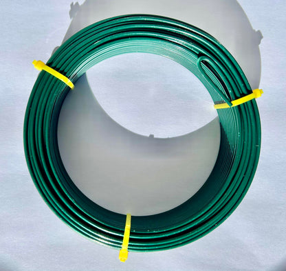 Coated Garden Plant Tie Wire 2mm x 30.5m - Green