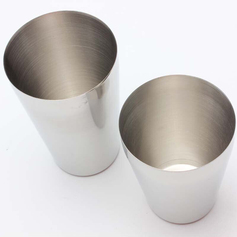 2Pcs/Set Boston Shaker Stainless Steel Cocktail Shaker Bartender Tool 800ml/650ml