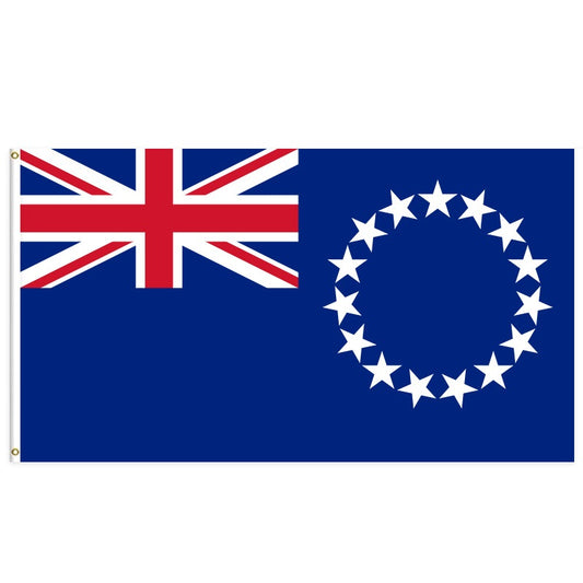 100% Brand New Flag - Cook Islands 90x150cm