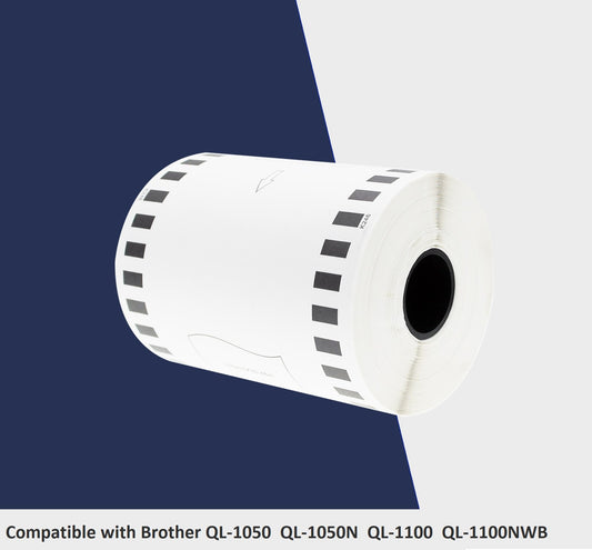 Compatible Labels For Brother DK-22246 Continuous Length Refill Paper Labels 103mm X 30.48m