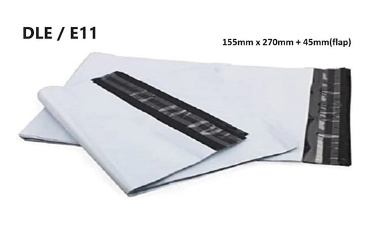 DLE/E11 courier bags 155mm x 270mm + 45mm(flap)