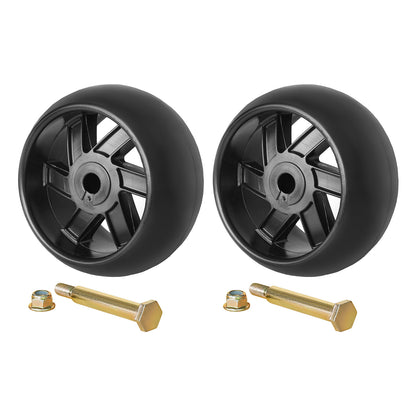 Deck Wheel 2 1/2 Inch Offset Hub Replace 174873 532133957 AM116299 M84690 for Husqvarna John Deere MTD Cub Cadet