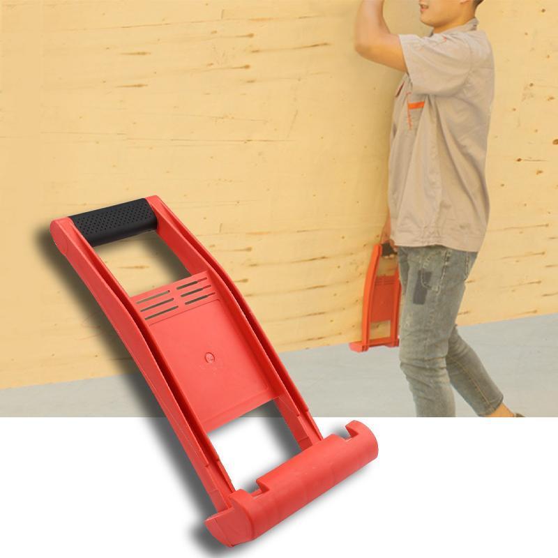 Gib board lifter Drywall carrier handle Plywood panel sheet board carry tool - Red