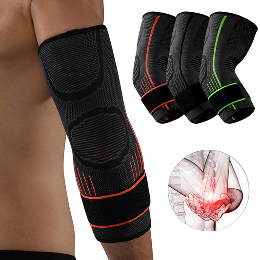 1pc Elastoplast Elbow Support with Adjustable Strip Brace Arm Comfort Support - Black