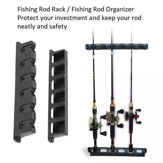 Fishing rod rack Fishing rod organizer