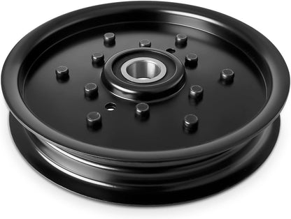 Flat Idler Pulley AM106627 AM121602 AUC16698 for John Deere 48" Deck X320 GT235 Z445