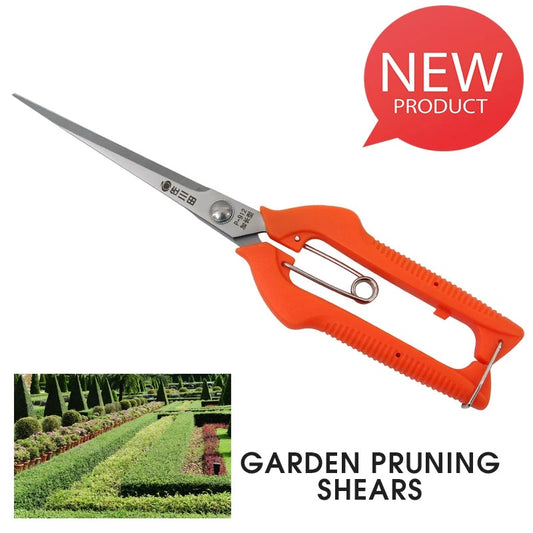 Taiwan Made Garden Pruning Shears Lengthened Garden snips Pruner - Orange