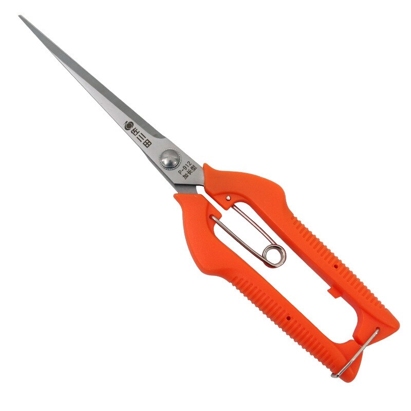 Taiwan Made Garden Pruning Shears Lengthened Garden snips Pruner - Orange