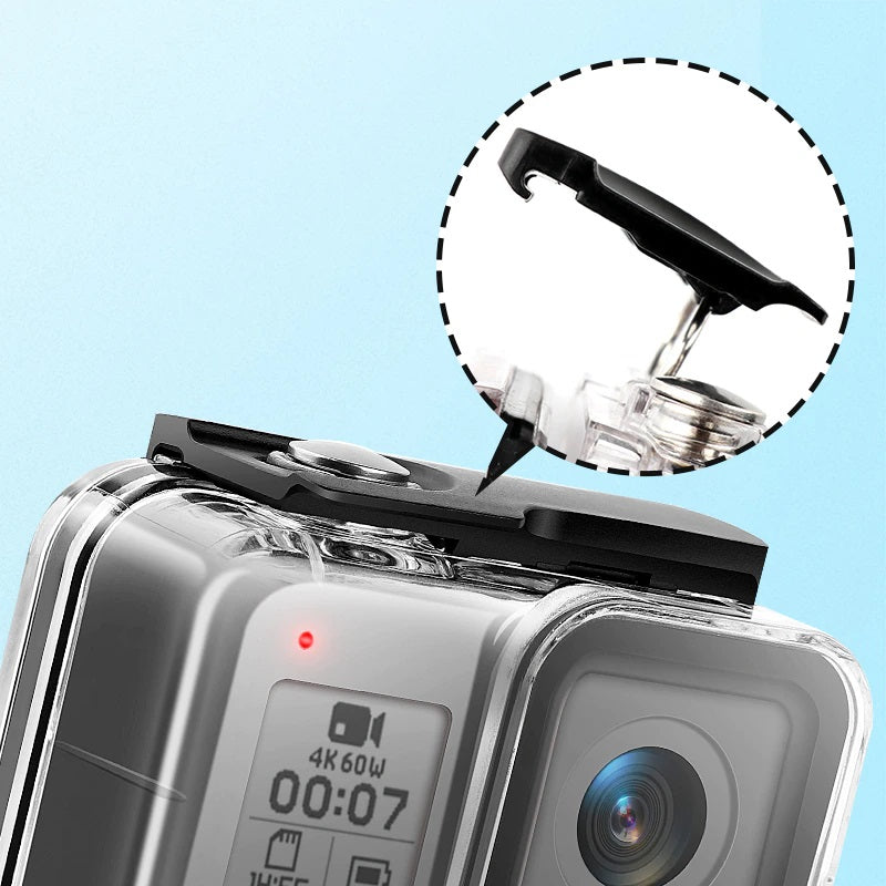 GoPro 60m waterproof protective housing compatible with Hero 8 black only