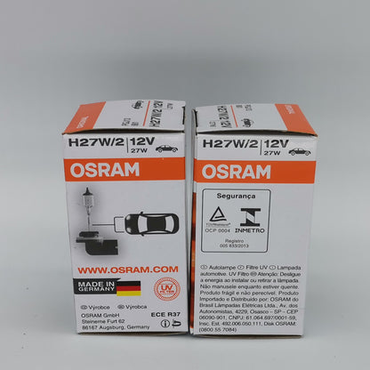 1PC Made in GERMANY Osram Halogen Globe headlight bulb - H27W/2 12V 27W PGJ13