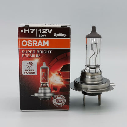 1 pc Made in Germany Osram Super Bright Premium Globe headlight bulb - H7, 12V, 80W, 62261SBP