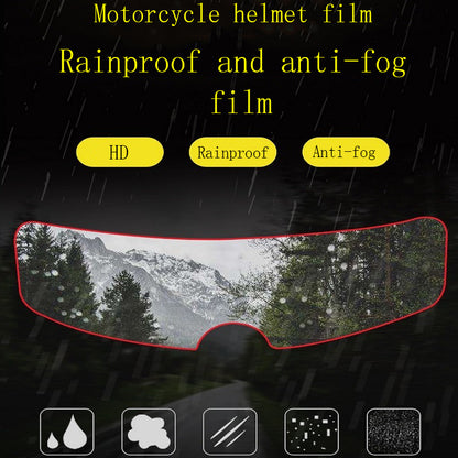 Universal Motorcycle Helmet Anti-fog Film and Rainproof Film Sticker