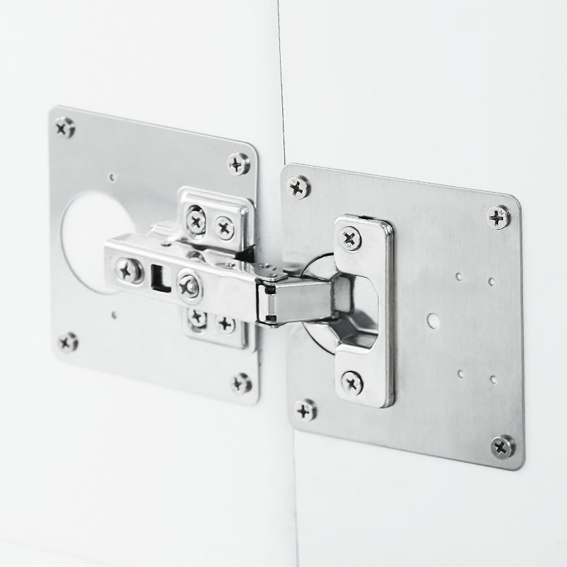 Cabinet Door Hinge Repair Plate with screws