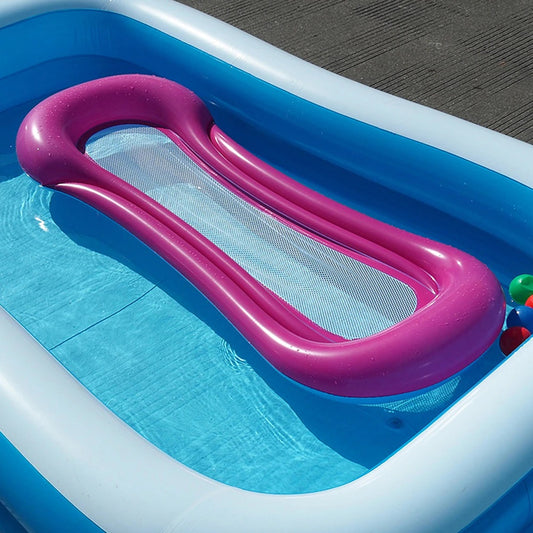 Inflatable Floating Pool Float Lounge Chair Bed