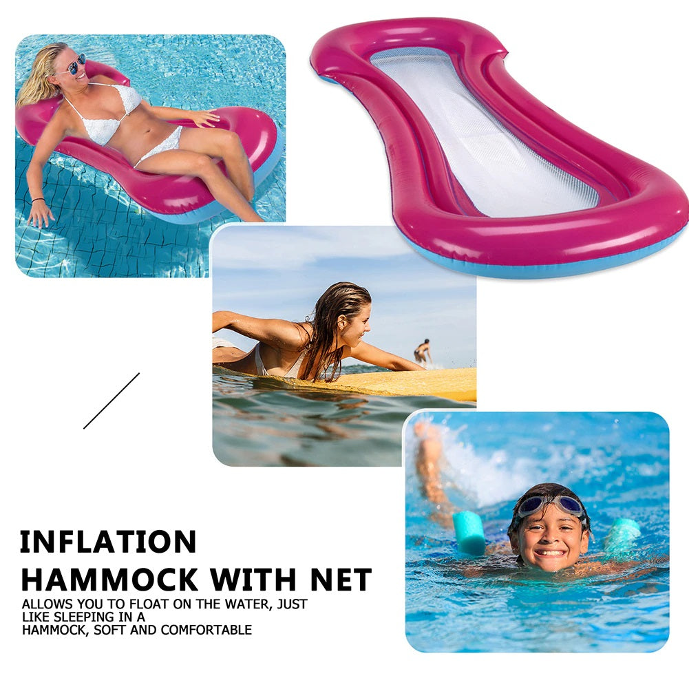 Inflatable Floating Pool Float Lounge Chair Bed