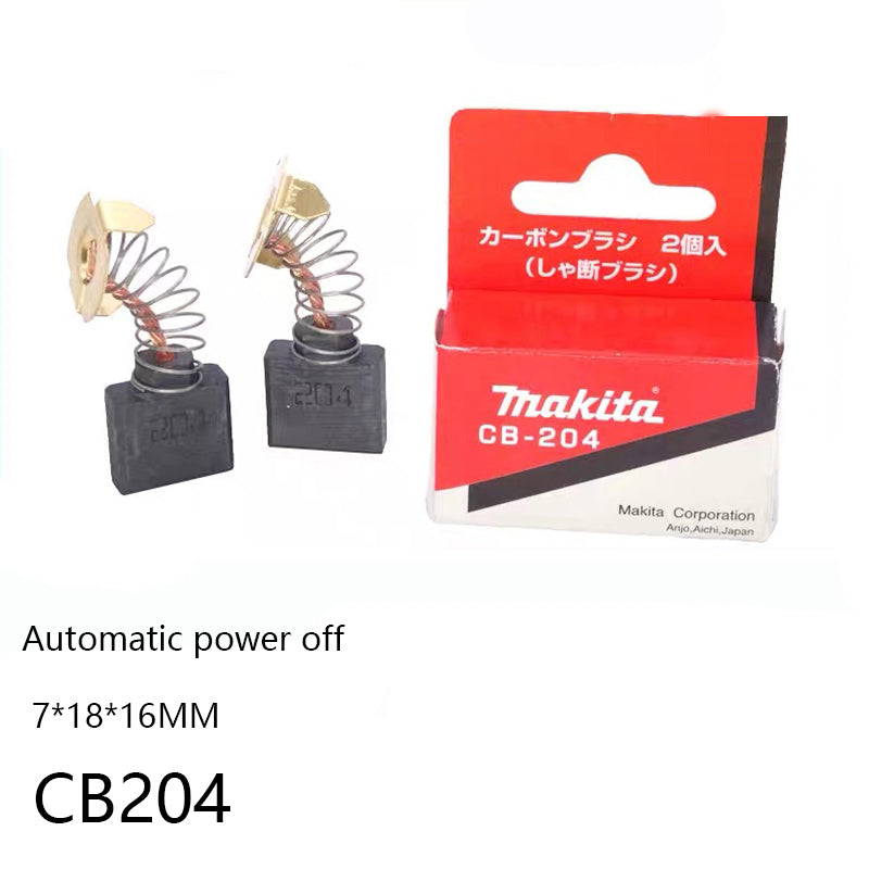 1 Pair Genuine Makita CB204 Carbon Brushes
