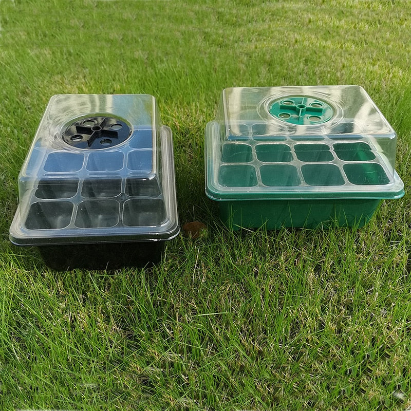 Mini Greenhouse with Seedling Tray including air vent for temperature control