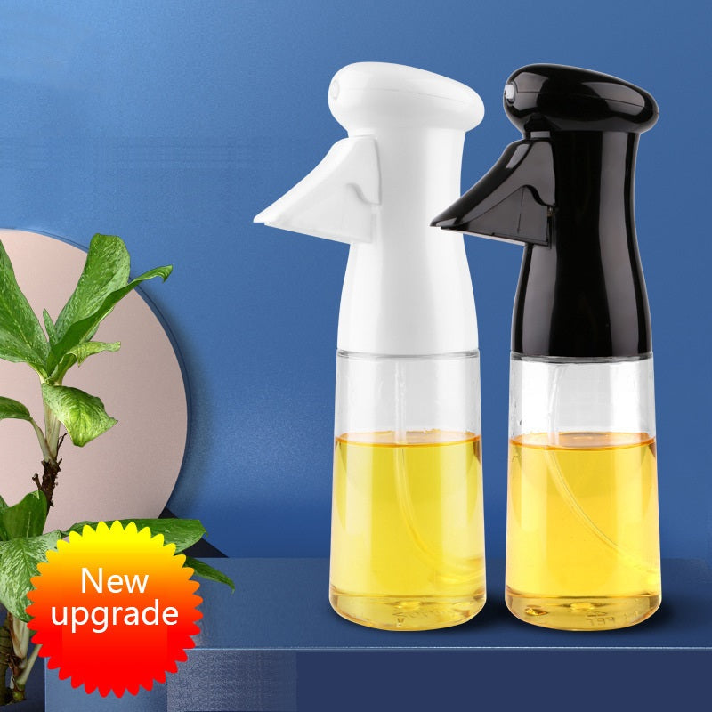 200ml Glass Bottle Oil Sprayer BBQ Oil Sprayer Oil Dispenser - Black