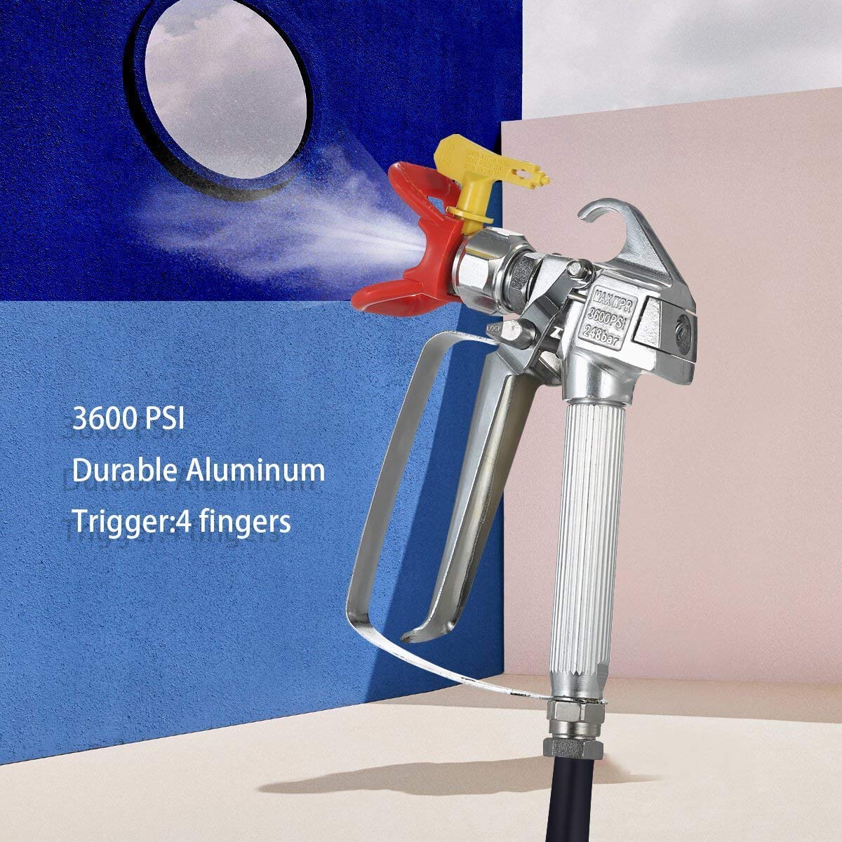 Airless Spray Gun For Graco Titan Wagner Paint Sprayers With 517 Spray Tip