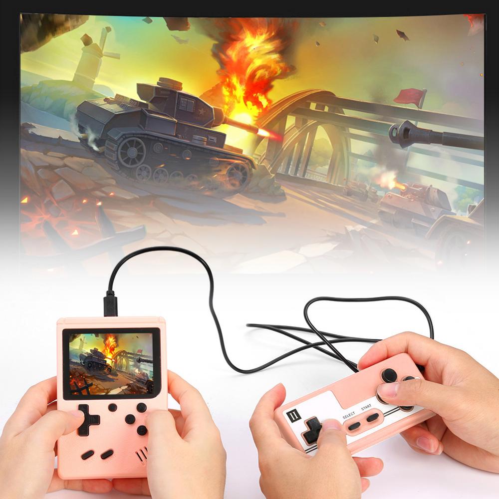 Portable 500 In 1 Mini Game Console Handheld Game Players GameBoy - Gray
