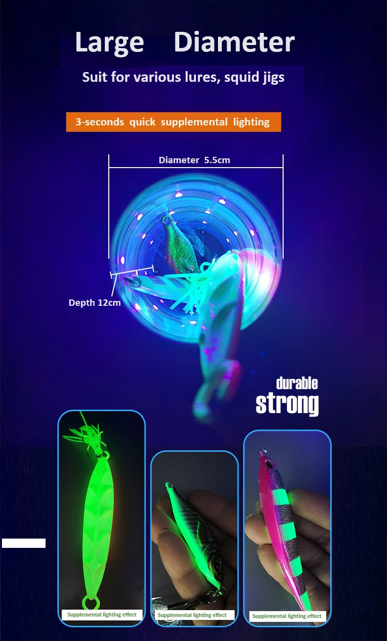 Rechargeable UV Squid Jigs Light for Squid fishing