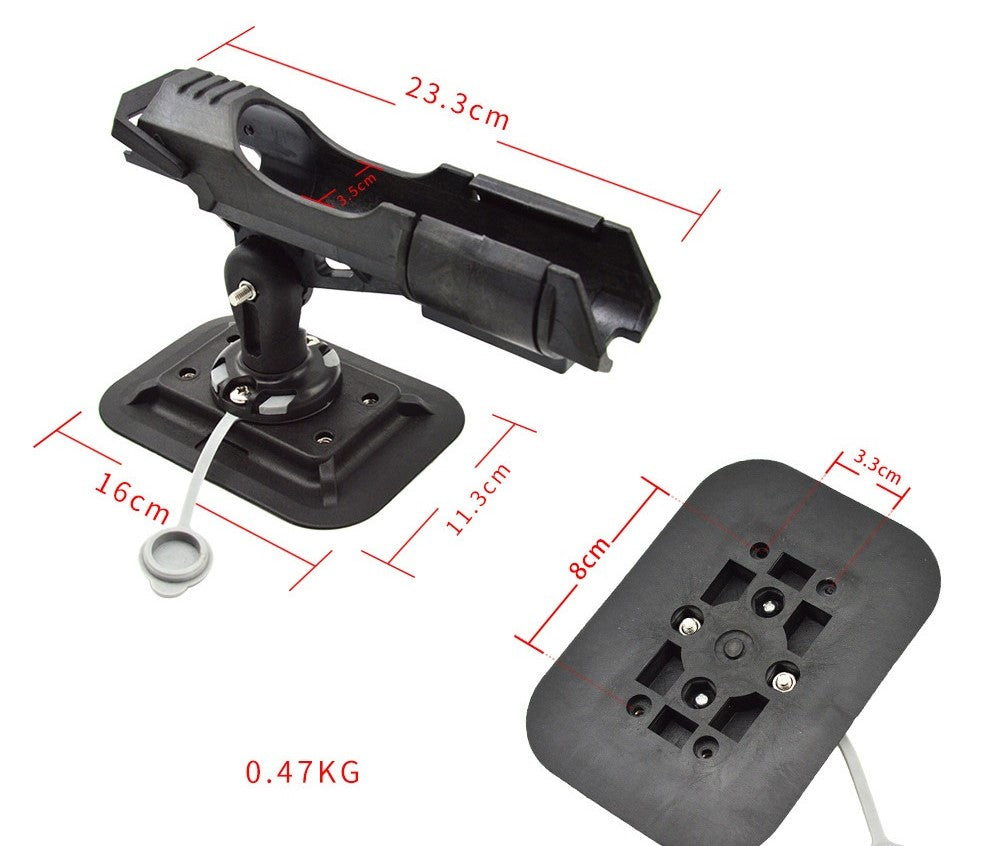 Fishing rod holder kit for Kayak or Inflatable boat