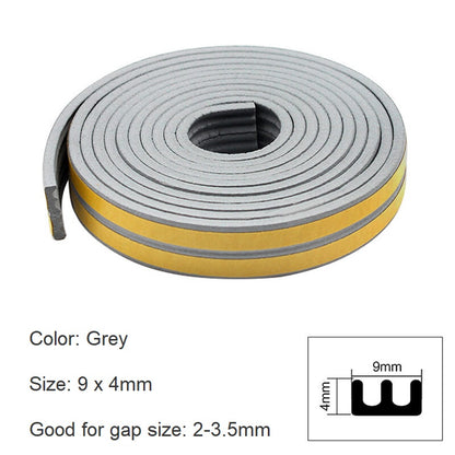 Door & Window Frame Weather Seal Strip - Grey