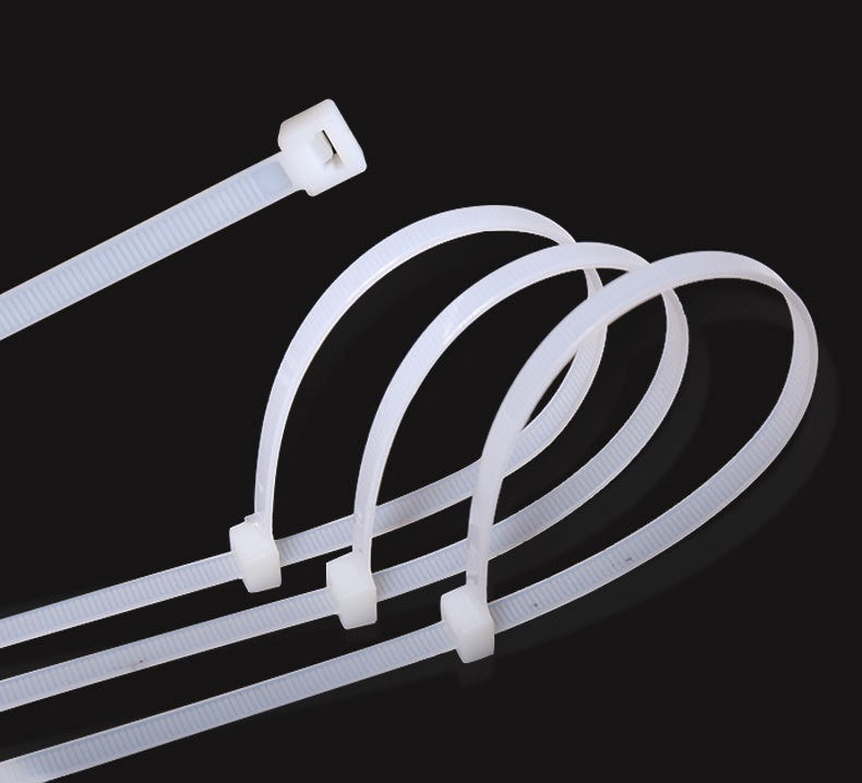 Self-locking Zip Tie Strap Nylon White Cable Tie – TradeKiwi.co.nz