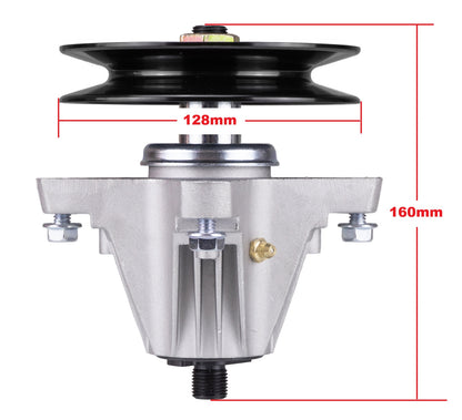 Spindle Assembly with Pulley Replaces Cub Cadet 618P09255 618-09255