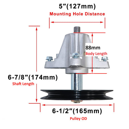 Spindle Assembly replaces Cub Cadet MTD 91804865 61804865A 61804636A 61804636 75604356