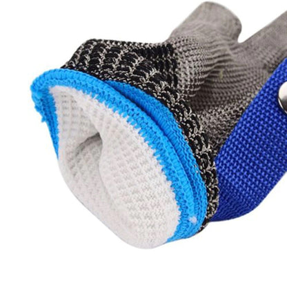 1 Pcs Anti - Cut Resistant Stainless Steel Glove - Blue