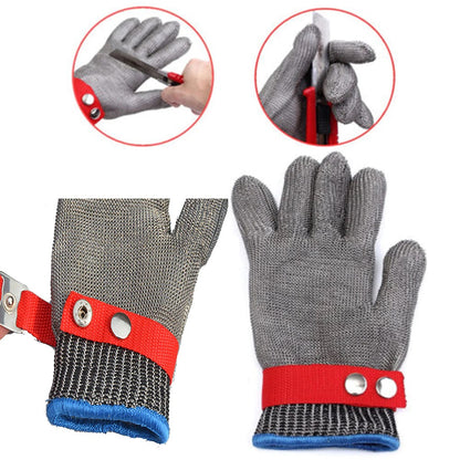 1 Pcs Anti - Cut Resistant Stainless Steel Glove - Blue