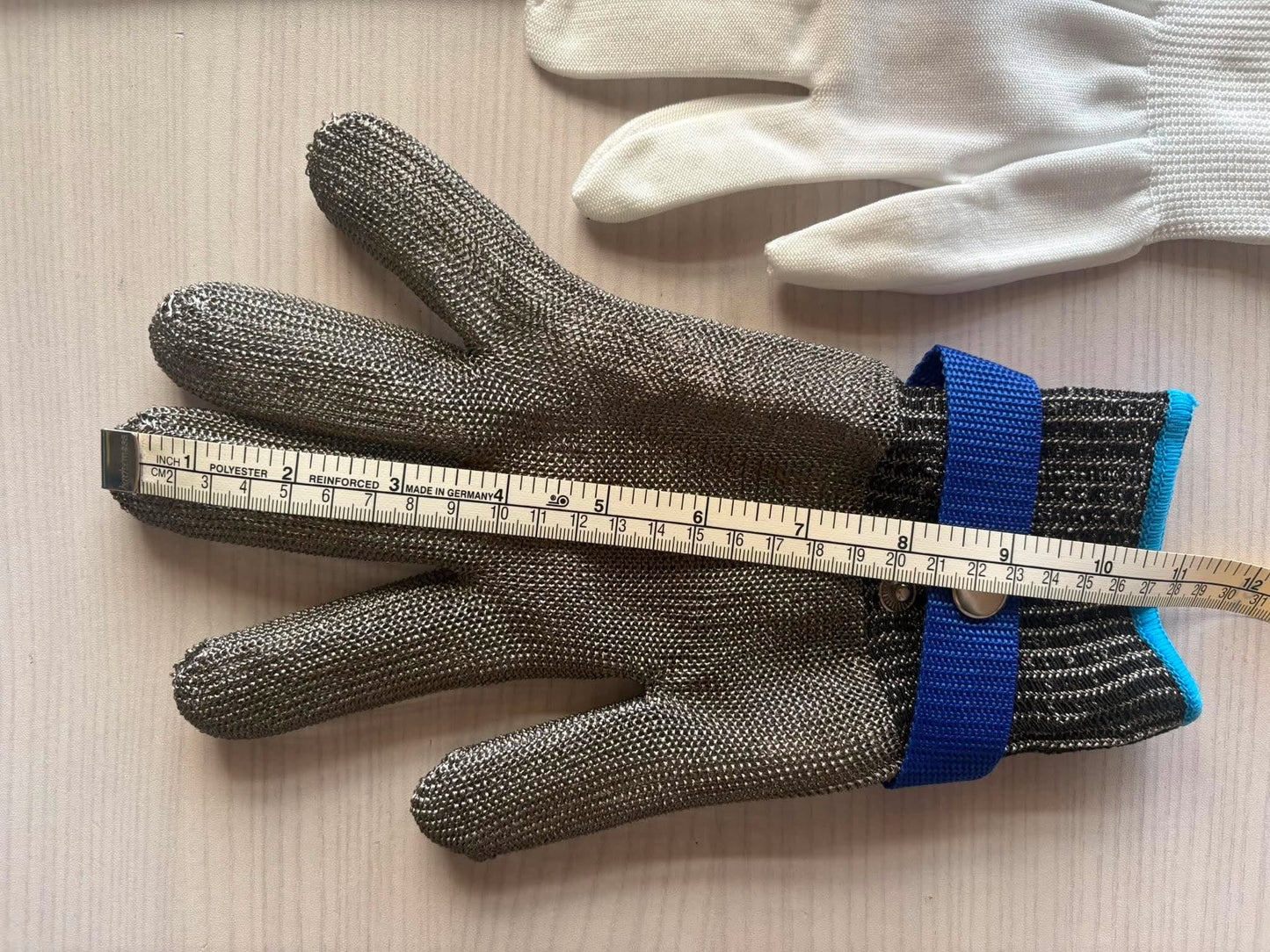 1 Pcs Anti - Cut Resistant Stainless Steel Glove - Blue